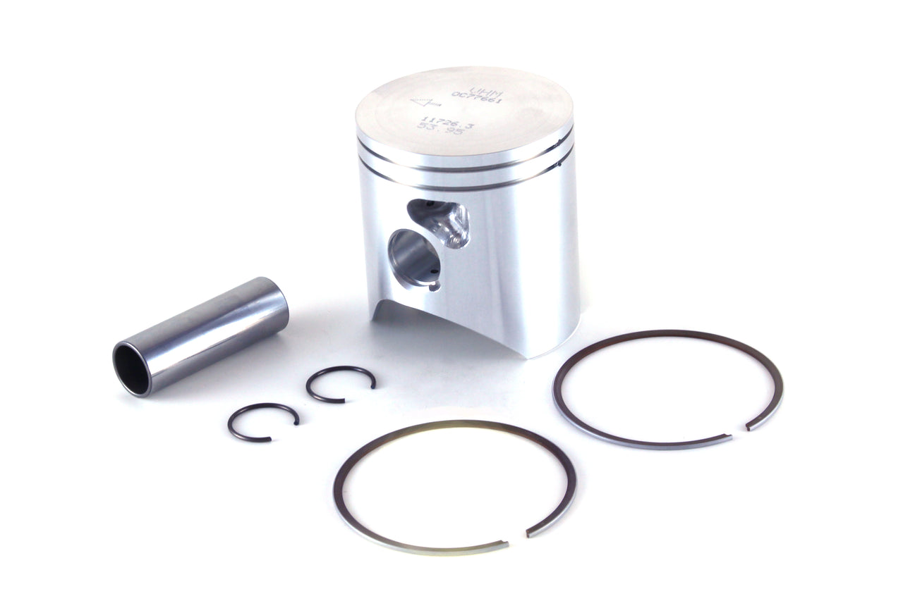 VHM piston kit KTM 125SX 2001 - 2025 / Husqvarna TC125 2014 - 2025 / GasGas MC125 2021 - 2025 Ø53.96 (flat top with 2x piston ring) - APKT12511726